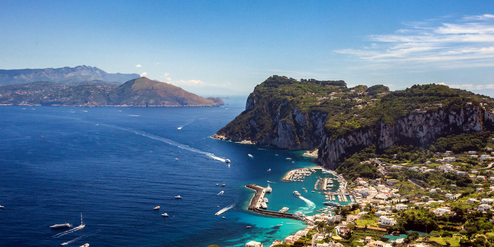 Vista do Porto de Capri