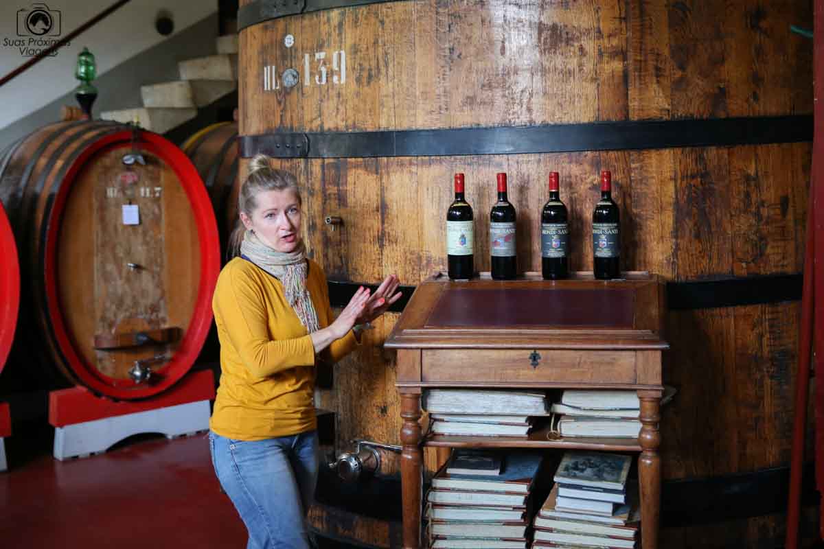 Apresentação na Biondi Santi, umas das Vinícolas da Toscana Apresentação na Biondi Santi, umas das Vinícolas da Toscana Italia