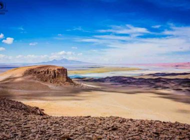 Vista do Salar de Tara no Deserto do Atacama