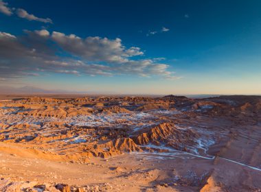 Entardecer no Valle de La Luna