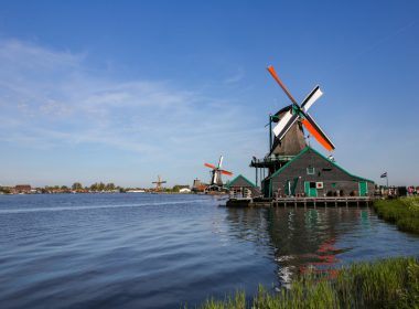 Parque dos Moinhos na Holanda