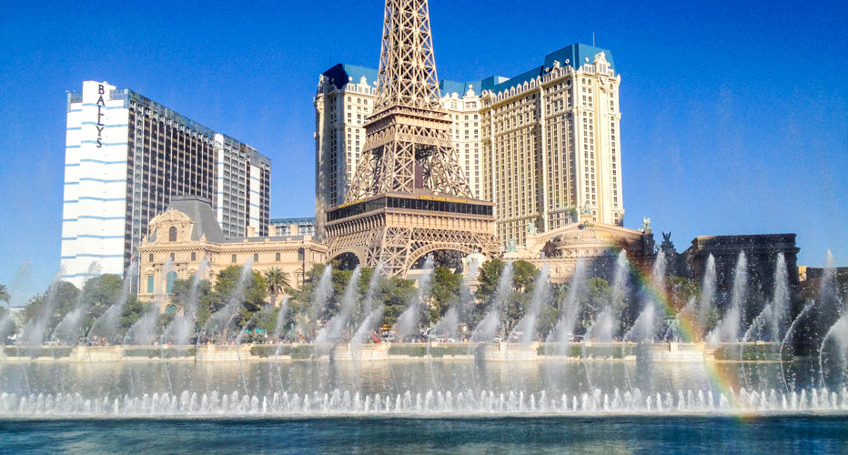 Fonte do Bellagio em Las Vegas