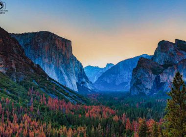 El Capitan em Yosemite nos Parques Nacionais Americanos