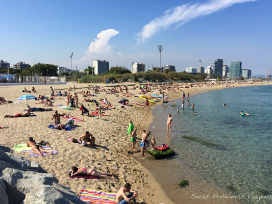 Mar Bella em Barcelona