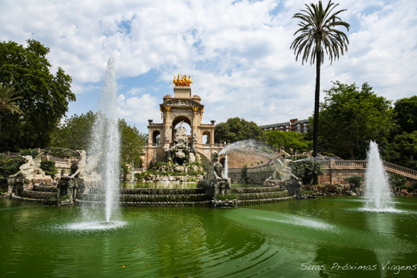 Fonte no Para Ciutadella em Barcelona