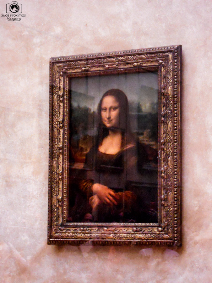 Mona Lisa de Da Vinci em Pontos Turísticos de Paris