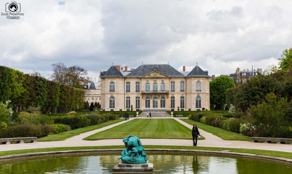 Jardins atrás do Museu Rodin em Roteiro de 5 dias em Paris