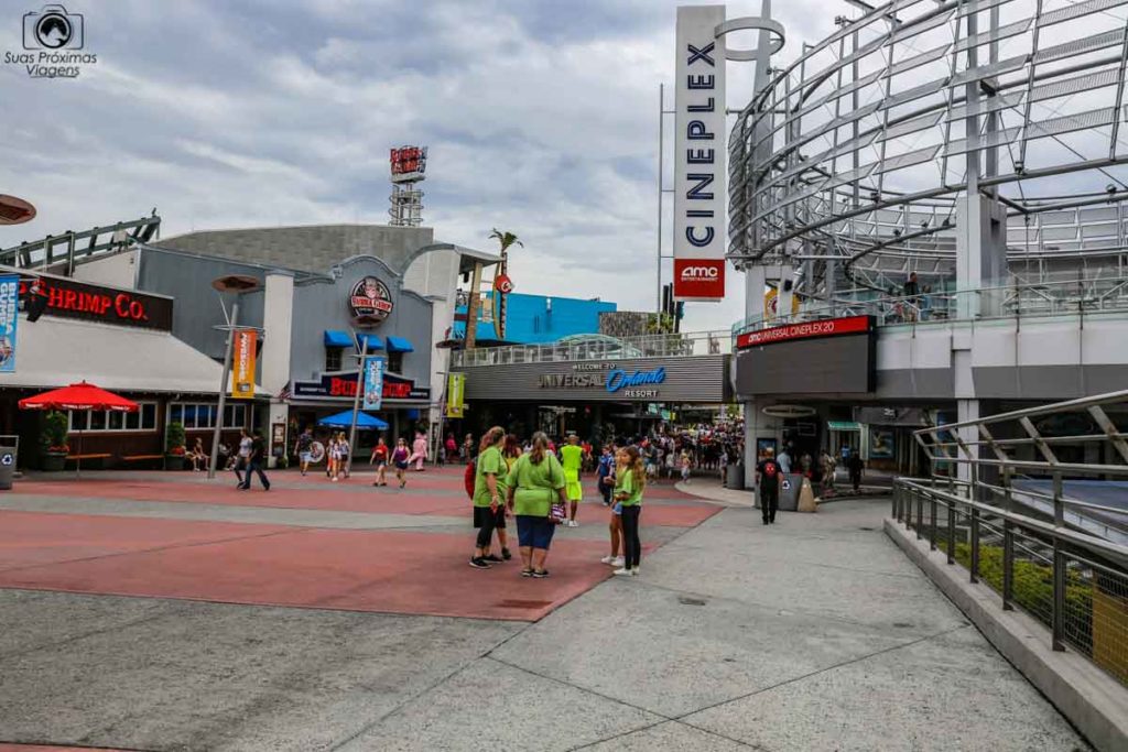 Entrada do Universal City Walk em Parques em Orlando
