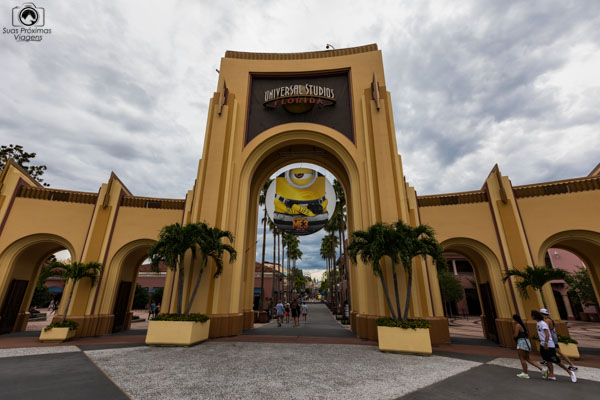 Entrada do Universal Studios no Parques em Orlando