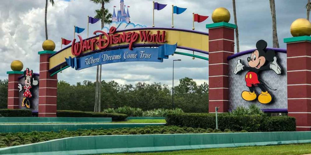 Tradicional Entrada da Disney nos Parques em Orlando