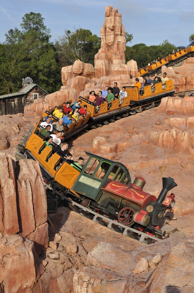 Big Thunder Mountain Railroad no Magic Kingdom ( imagem pertence a Disney)