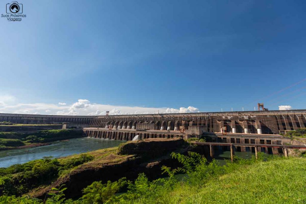 Vista da Barragem da Usina de Itaipú