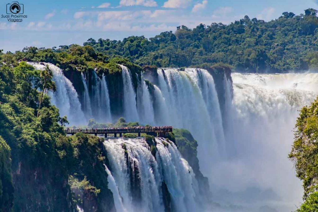 Vista das Cataratas em Puerto Iguazú
