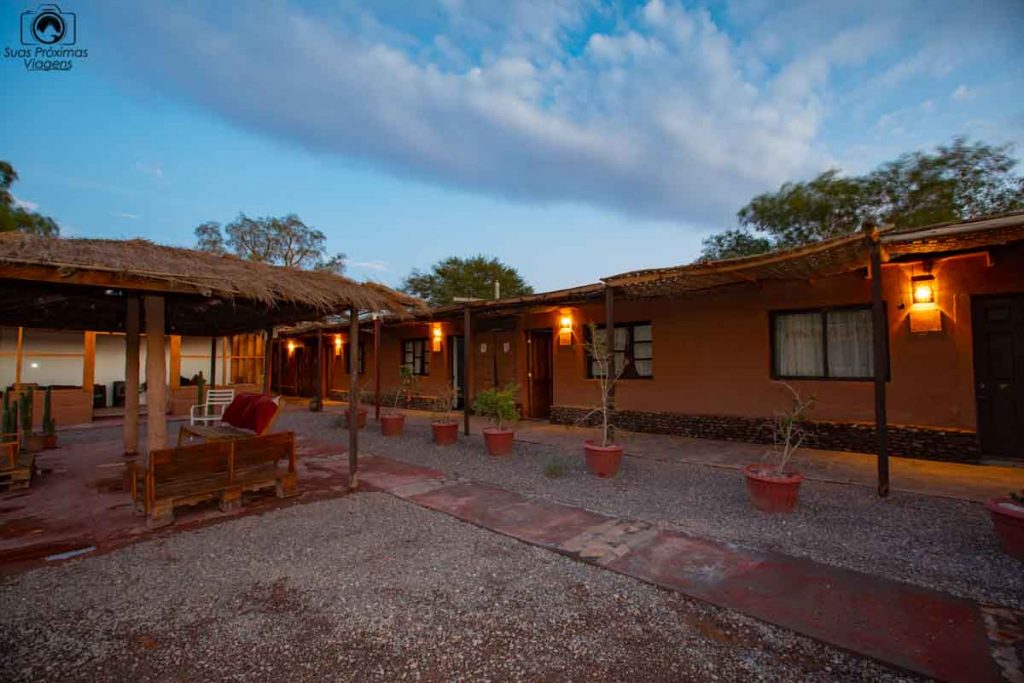 Vista do entardecer na área externa do Pat'ta Hoiri