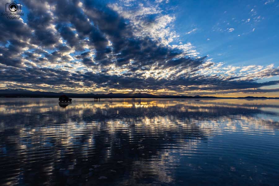 Imagem do Amanhecer no Salar de Uyuni Bolivia