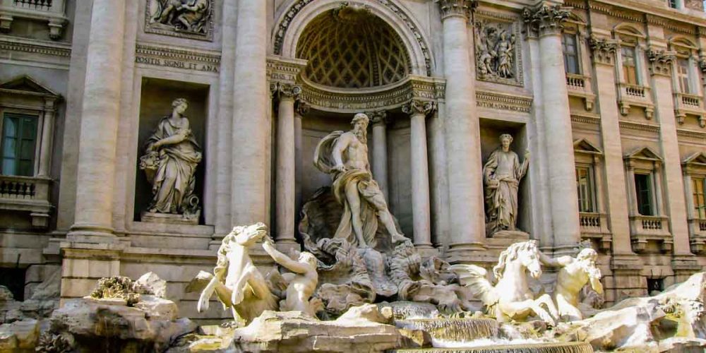 Imagem da Fontana de Trevi em o que fazer em Roma