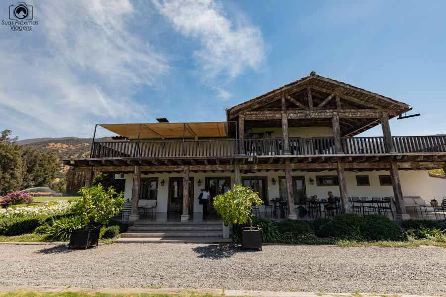 Imagem do restaurante da viña casa silva no vale de colchagua