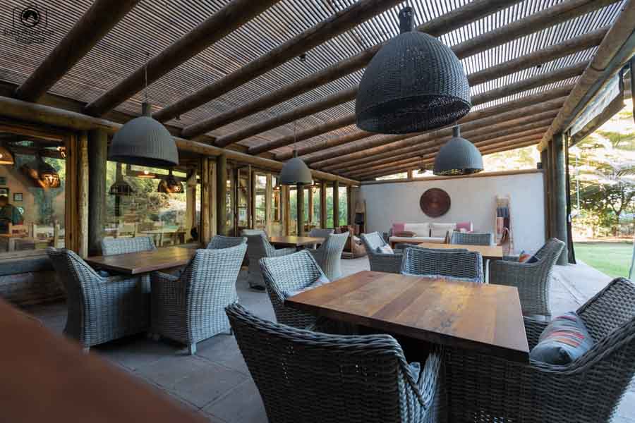 imagem da área de estar do hotel casa de campo no valle de colchagua