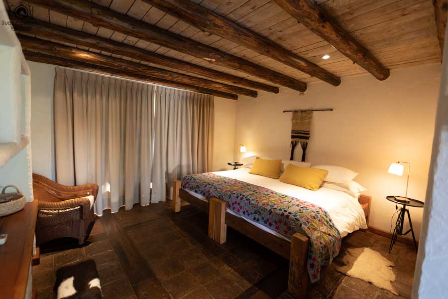 Imagem da suite do hotel casa de campo no valle de colchagua