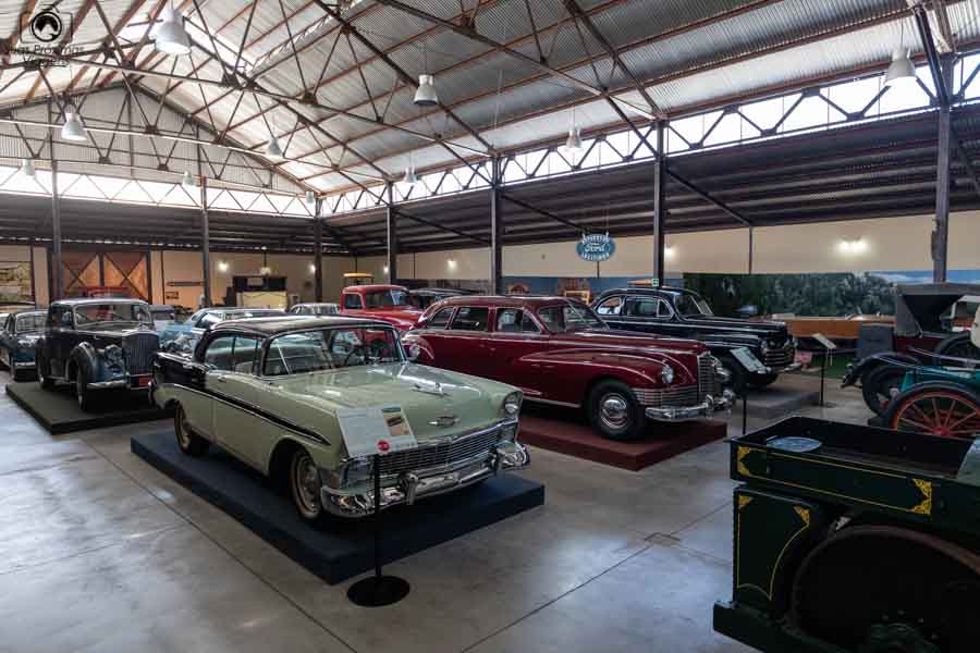 Imagem do museu do automóvel na Viña Santa Cruz em Vale de Colchagua