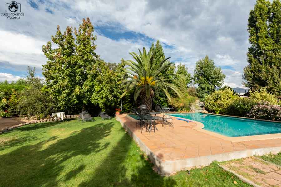 Imagem da piscina da Pousada Colchagua