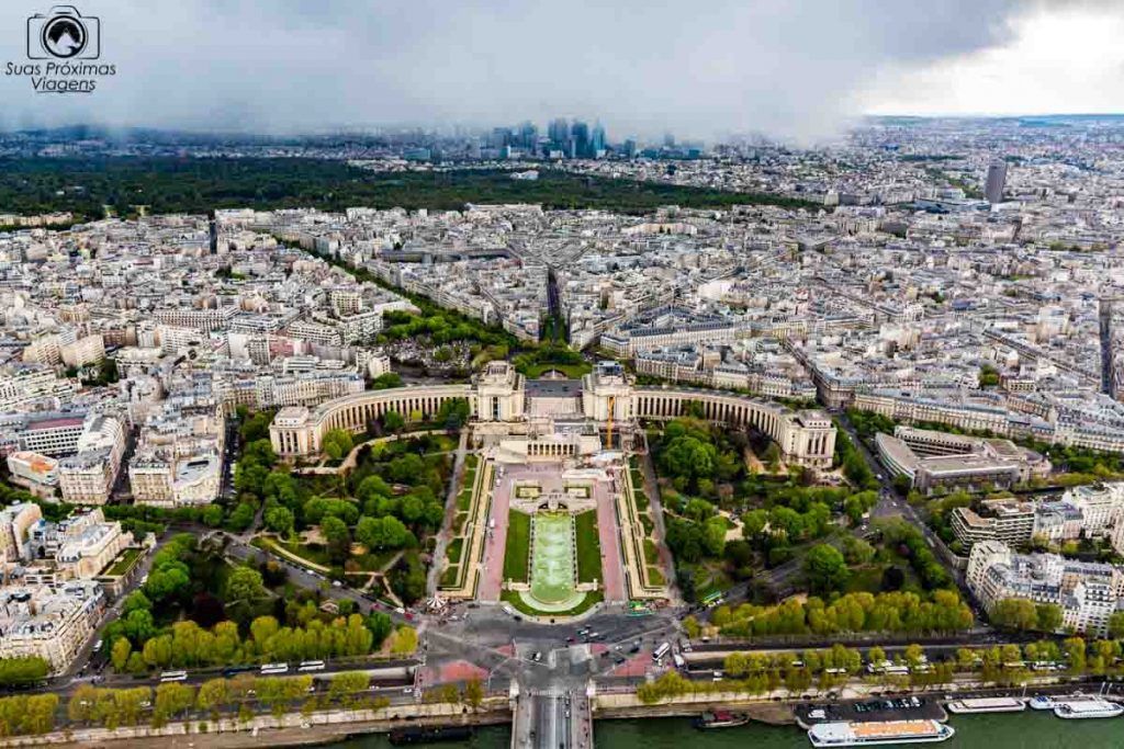 Vista do Trocadéro desde a Torre