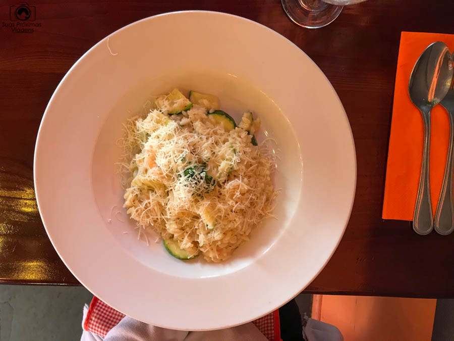 imagem do risoto de frutos do mar na trattoria da Pietro