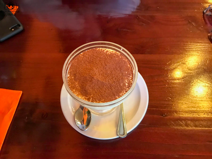 imagem do tiramissu na trattoria da Pietro
