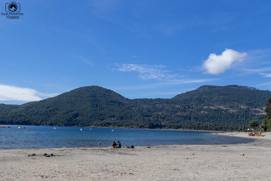 Imagem da Playa Blanca em Pucón Chile
