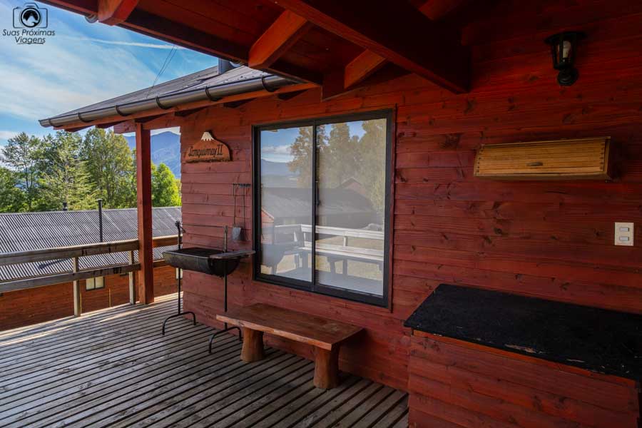 Imagem da cabana do Mirador Los Volcanes