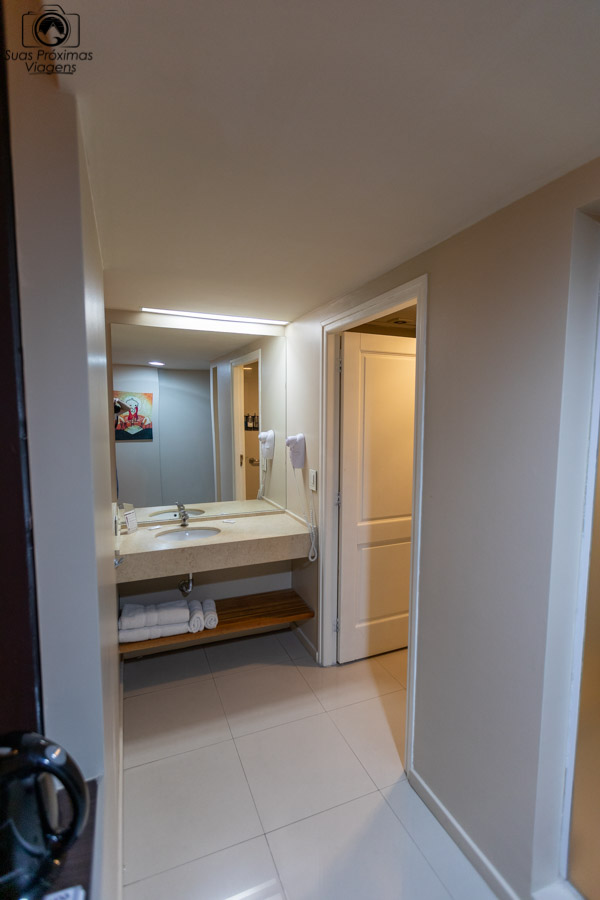 imagem do banheiro da suite do hotel Uno em onde ficar em Buenos Aires