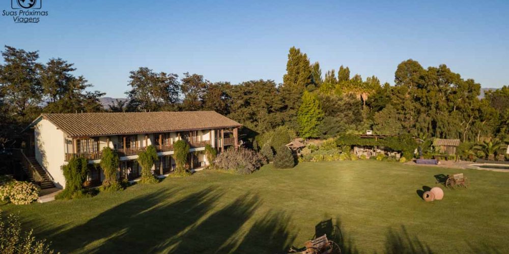 imagem do hotel casa de campo no vale de Colchagua