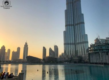 Imagem de Dubai ao entardecer